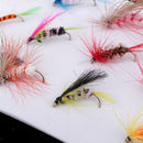 12pcs Mixed Fly Fishing Flies Fly Bait for Saltwater Freshwater Gamefish