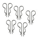 10 Pieces Marine Stainless R Retaining Clip Spring Cotter Pin 3x65mm