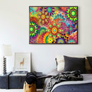 5D DIY Full Drill Diamond Painting Colorful Flowers Cross Stitch Embroidery