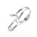 100PCS 7MM-24MM Assortment Stainless Steel Hose Tube Clamp Spring Clips Kits