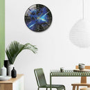 Clock Wall Fashion Glass Quartz Clock Home Living Quiet Silent NEW HOT X7L0