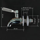 Stainless Steel Beverage Drink Water Dispenser Wine Barrel Spigot/Faucet-Tap.`US