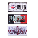 3pcs Tin Metal Sign Plaque Bar Pub Wall Decor Poster Home Club
