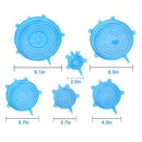 18PCS Silicone Stretch Lids,Reusable Durable and Expandable Lids,Eco-Friend S9K2