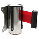 Fixture Display Stanchion Queue Barrier Retractable Ribbon 6.56ft Belt Red