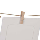 10pcs Paper Photo Frame 6inch hanging with Clip Cord