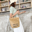 Women Handbag Shoulder Bag Tyvek Messenger Bag Kraft Paper Ladies Large Cap