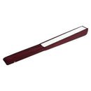 Men Women Wood Handle Fabric Folding Hand Fan 13-inch Length Whtie