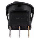 12V LED Inverter Rocking Rocker Switch ROUND SPST ON-OFF for BOAT Car blue