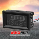 5-100V Digital Double Display Voltage Lead Acid Battery Electricity Meter