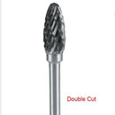 10Pcs/Box Rotary Burrs Metalworking Rotary Files Rotary Burr Bit Set 3Mm Sh