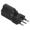 250V 10A Three Round Pin Extension Plug Embedded Plug Male to 5-15R Female
