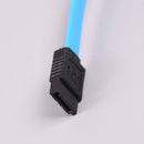 2Pcs sata 3.0 III sata3 6gb/s hdd hard drive data cable blue cord   Z