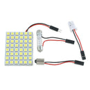 Car Interior White 48 SMD 5050 LED Light Lamp Panel T10 Festoon Dome 12V New