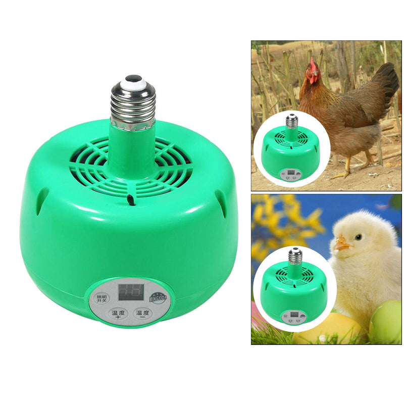 Pet Heat Light Fan Auto E27 Chicken Pet Pig Livestock Warm Bulb Heating Lamp