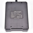 Usb Battery Charger Intelligent 4 Slots Aa Aaa Lithium Rechargeable Fast SmartM&