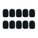 10pcs 30mm Soft Elastic Sponge Microphone Head Cover for Headset Sleeve Mic