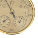 3 in 1 Weather Station for Indoor and Outdoor use, Diameter 13 cm, Barometer