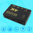 Ultra HD 4K 2K HDMI Switcher 3x1 Display Selector with Remote Controller