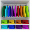 4 Packs Heavy Duty Stainless Steel Closet Rod End Supports Closet Pole Sock