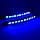 1x 5W Waterproof LED 12V Daytime Running Light DRL COB Strip Blue Lamp Fog  OZ