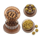 ABS Plastic Pellets Fishing Bait Crusher Boilie Grinder Box Fooder Brown