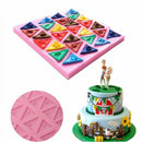 Flag Shape 26 English Letters Silicone Mold Chocolate Fondant Cake Decoratin Hn
