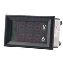 DC 0-100V 10A Digital Voltmeter Ammeter Blue Red Dual LED Amp A Volt J1B7 G V6C9