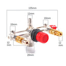 Outlet tube alloy air compressor switch pressure regulator valve fitting part BX