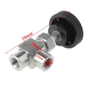 1/8" Equal Female Thread 304 Stainless Steel Flow Control Shut Off Needle Valve
