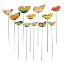48 Pcs Butterfly Stake Outdoor Yard Planter Flower Pot Bed Garden Decorative