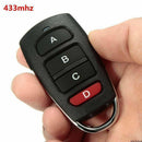 Universal 4 Channel Cloning Garage Door Remote Control Key Fob 433MHZ Remote