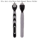 Anti-slip Razor Rack Replaceable Manual Shaver Holder Men Shaving Hair Remo FmTE