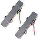 2pcs Black 4-String Humbucker Sealed Close JB Jazz Bass Guitar Pickup