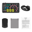 W02 HUD Head Up Display 5.5Inch Windshield Projector OBD2 II Car Vehicle Sp