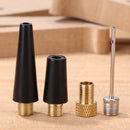 4pcs/set Ball Needle Nozzle Adapter Kit Bicycle Tire Inflate Pump Parts
