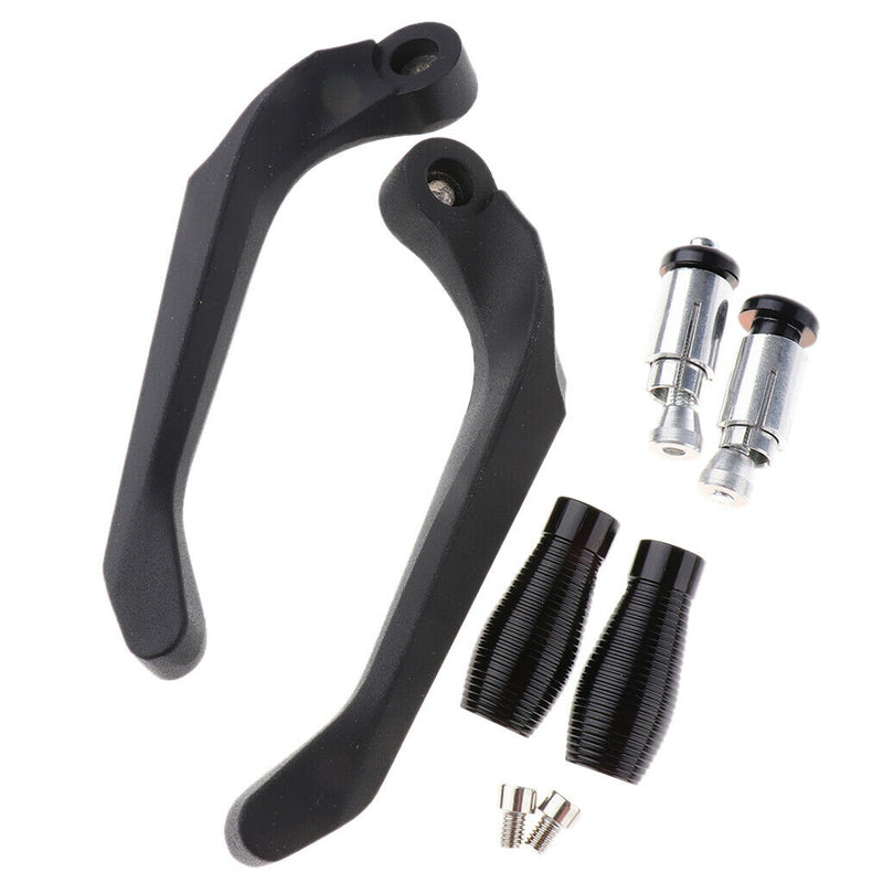 Motorcycle Telescopic Brake Clutch Levers for Yamaha R3 R25 YZF R1 R6 Black