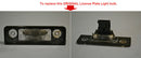 2pcs LED License Plate Lights for Skoda Octavia 2 1Z/Roomster 5J 2006-2010 HOT