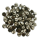 100Pcs Sewing Round Painting Wood Button Wood Decorative Buckle for Clothes