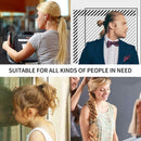 120pcs Women Scrunchies Black Hair Rings Ties for Girl Ponytail Holder Hair Band