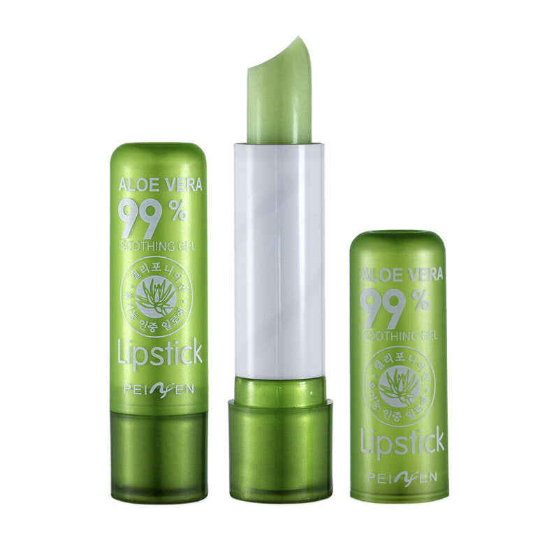 Long Lasting Color Mood Changing 99% Aloe Vera Lipstick Beauty Moisturizing New