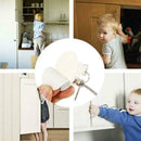 Security Baby Refrigerator Window Door Lock with Key For Child Proof Safety Y8Y4