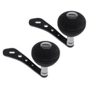 2 Pieces Non-slip Grip Fishing Reel Handle with Knob DIY for Reel