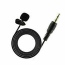 New Clip On Lapel Microphone Hands Free Wired Condenser Lavalier Mic Mini C P6Z7
