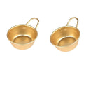 2Pcs Korean bone cereal bowl white soup ramen bowl