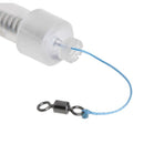 Fishing Feeder Automatic Tackle Stainless Steel Trap Spring Cage Baits Container