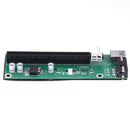 USB 3.0 PCI-E Express 1x to 16x Extender Riser Card Adapter SATA Power Cabl