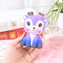 1pc stress relief toys galaxy cartoon deer scented slow rising cute animal toy3c