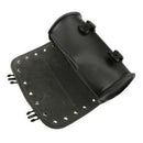 Universal Motorcycle Front Fork Kit Bags Pouch Luggage Saddle Bag Black Leather