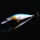 10pcs Fishing Lures Crankbaits Hook Baits Road Sub-Fish Bait Tackle Crank Tool